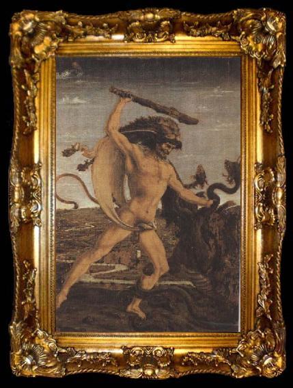 framed  Sandro Botticelli ANtonio del Pollaiolo Hercules and the Hydra, ta009-2